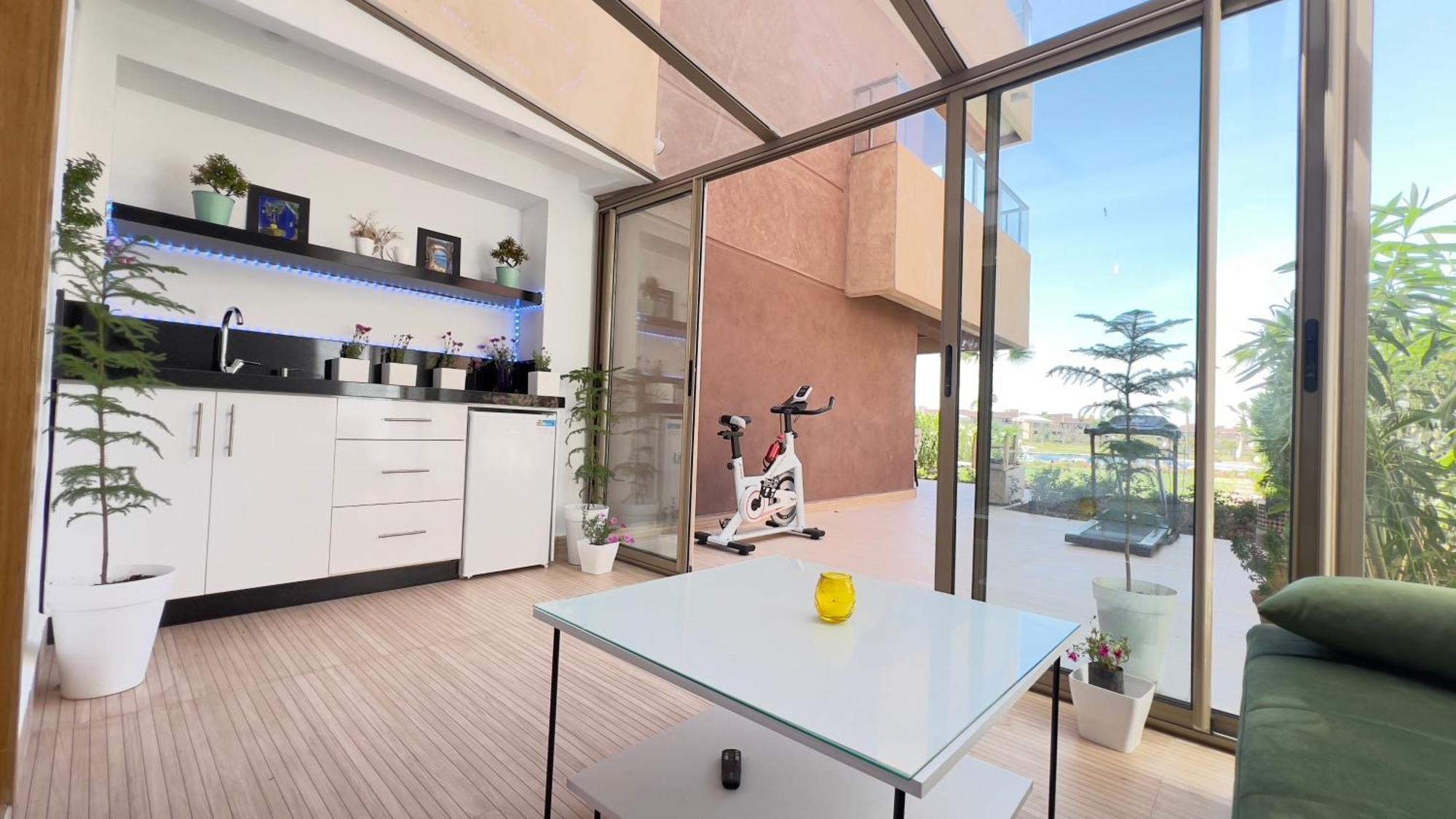 Appartement De Luxe Avec Jardin Vue Sur La Piscine Golf Securise 24H Sur 24 A 5 Minutes De L Aeroport Маракеш Екстериор снимка