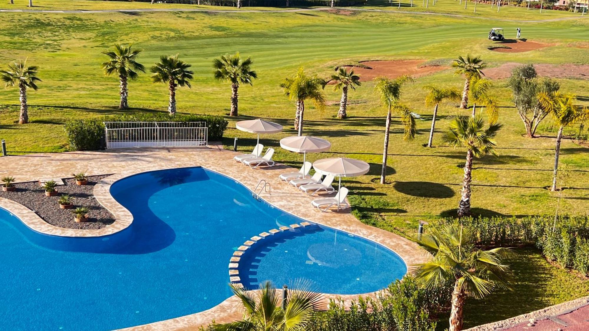 Appartement De Luxe Avec Jardin Vue Sur La Piscine Golf Securise 24H Sur 24 A 5 Minutes De L Aeroport Маракеш Екстериор снимка